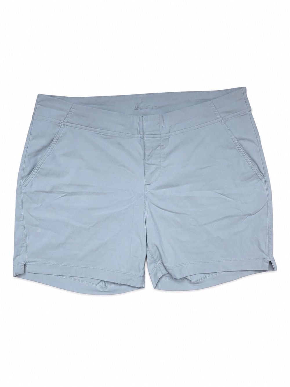 Columbia Women’s Omni-Shade Hiking Shorts Size 12 Light Gray Outdoor Travel